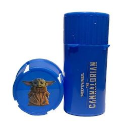 The Medtainer - Triturador/ Pote - Star Wars - Azul Yoda Cannalorian